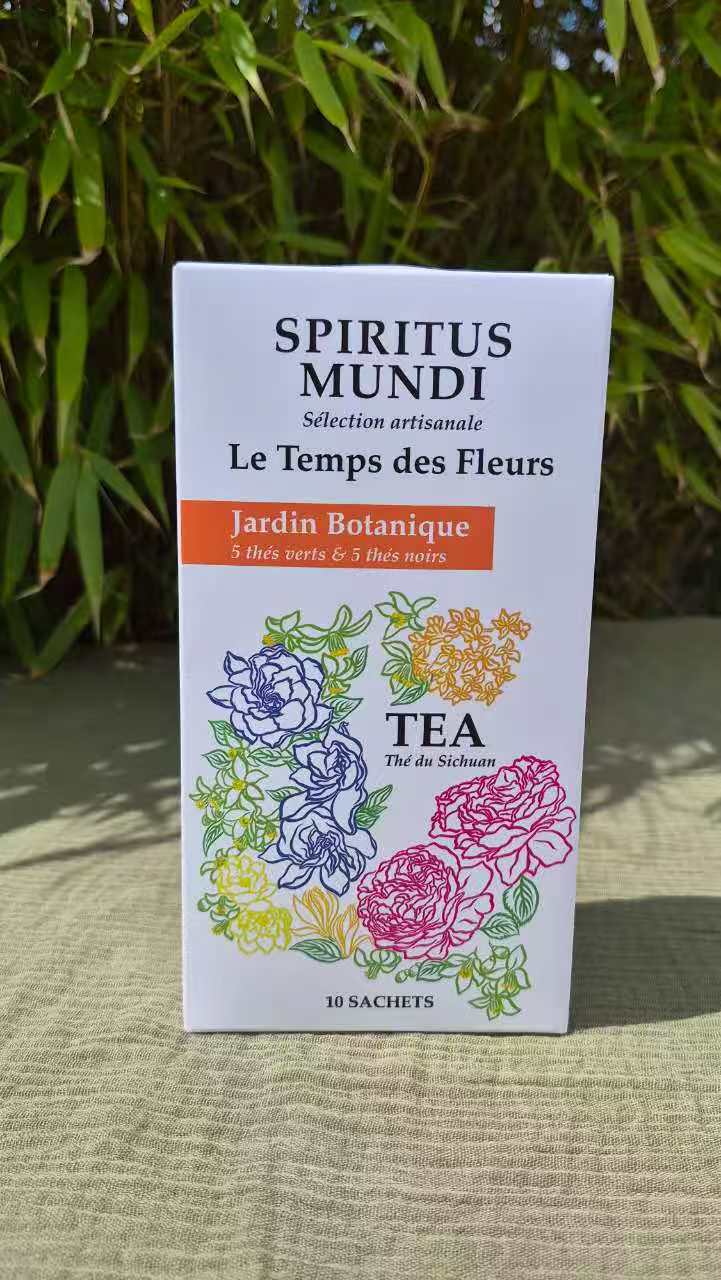 Coffret Découverte 10 thés du Sichuan, cinq verts et cinq noirs Spiritus Mundi