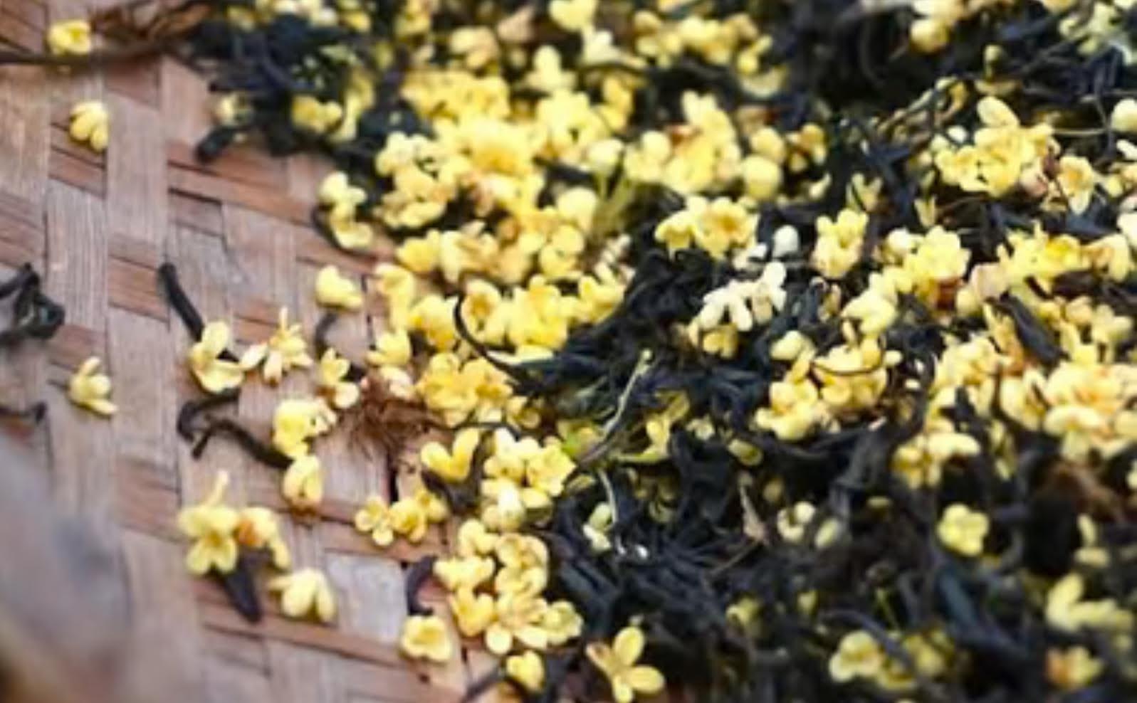 Mélodie d'Osmanthus — Thé Noir 100g — Une douceur naturelle, abricot confit et miel.
