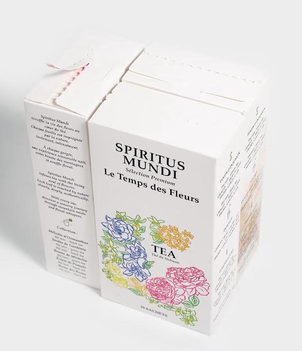 Boîte de dix sachets de thé vert Jardin de Gardénia Spiritus Mundi