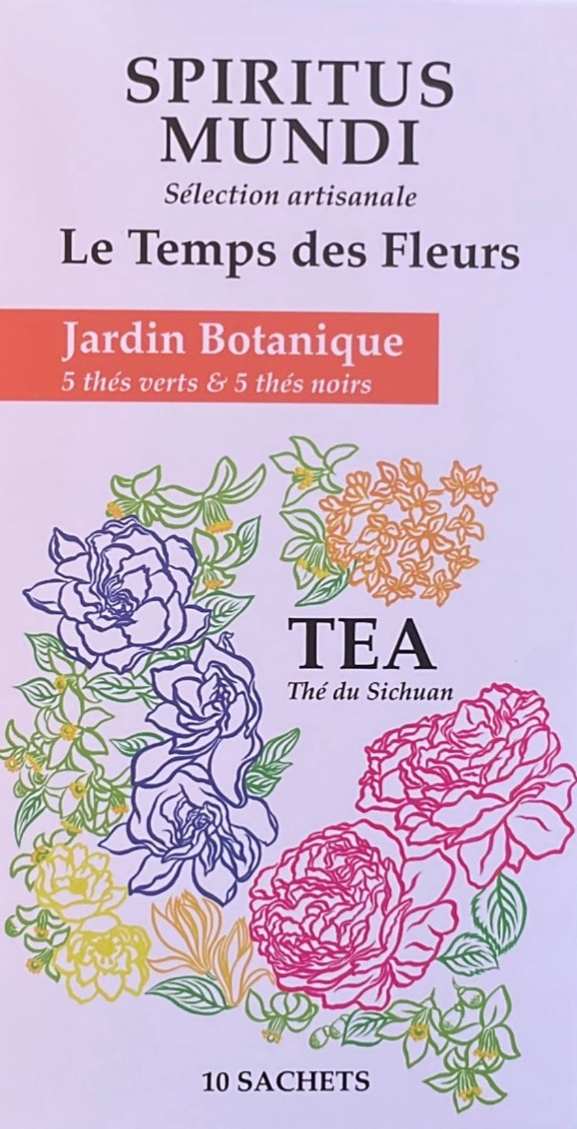 Sachets de thé en fibre de maïs du Coffret Découverte
