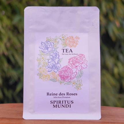 Reine  des   Roses — Thé Noir  100g  L'intensité absolue de la rose fraîche, sans artifice.